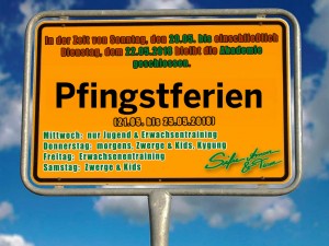 Pfingsten 2018 - Akademie zum Teil geschlossen Pfingsten 2018 - Akademie zum Teil geschlossen